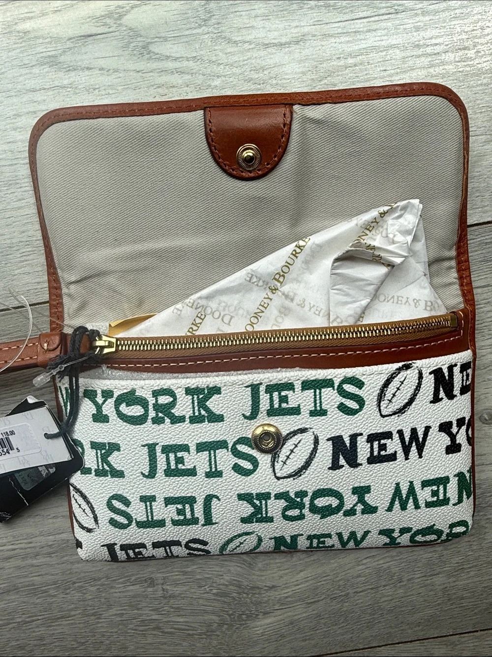 Women's Dooney & Bourke Philadelphia Eagles Doodle Milly Wristlet.